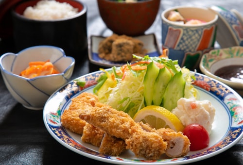 Kagoshima black pork cutlet set